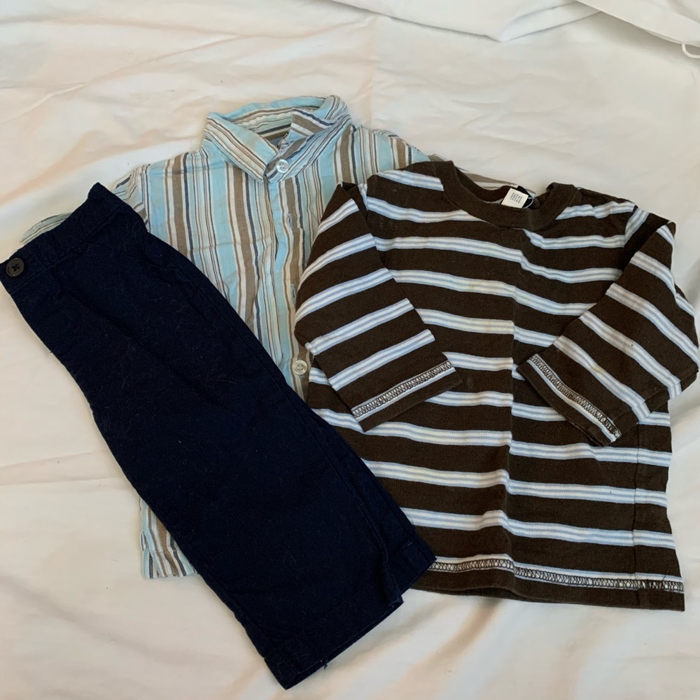 Bundle Boy tops and bottom 12 months